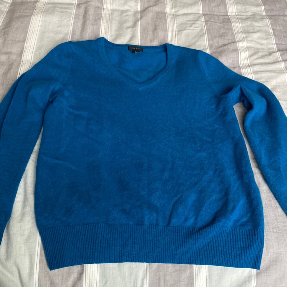 Turquoise Blue Cashmere Sweater Size L